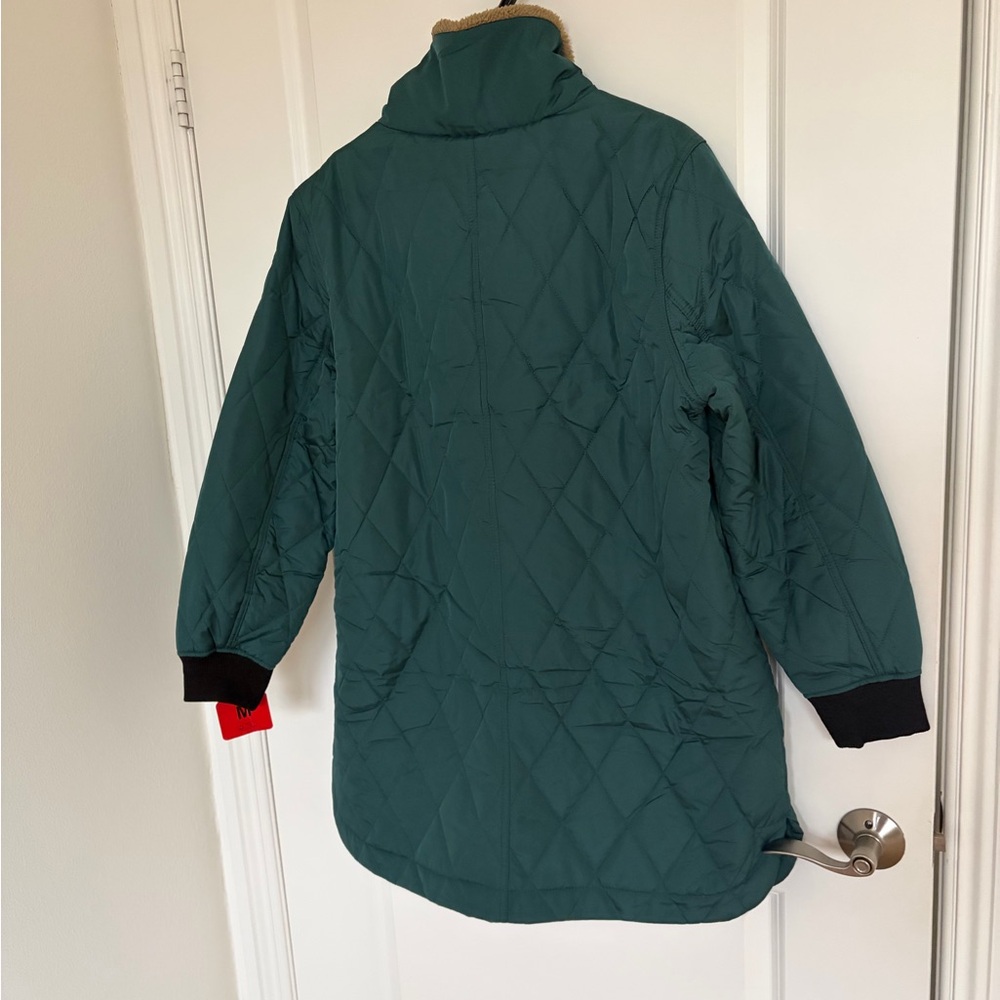 ❤️Weatherproof Women's Quilted Green Puffer Coat size M New with tag - Picture 3 of 8